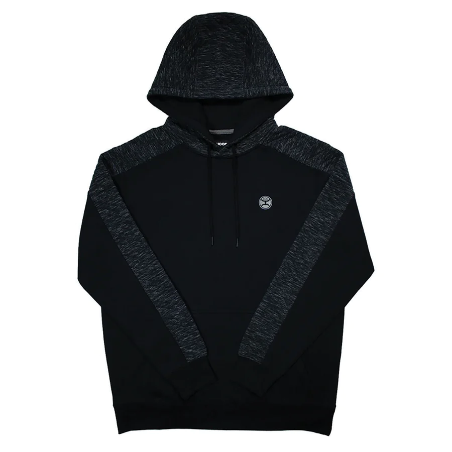 Hooey® Men's '"Canyon" Black Pullover Hoodie HH1190BKGY