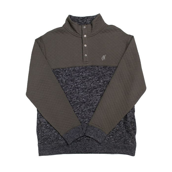 Hooey® Men's "Stevie"  Charcoal Pullover HH1195CH