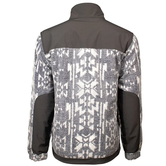 Hooey Men's Aztec Charcoal Tech Fleece Jacket  HJ091AZCH