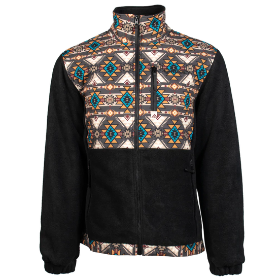 Hooey® Men's Aztec Printed Brown Tech Jacket HJ091BRAZ