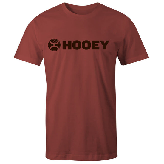 Hooey Men's "Lock Up" Graphic Crimson Red T-Shirt HT1407CM