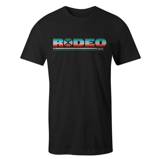 Hooey Men's Rodeo Serape Black T-Shirt HT1532BK