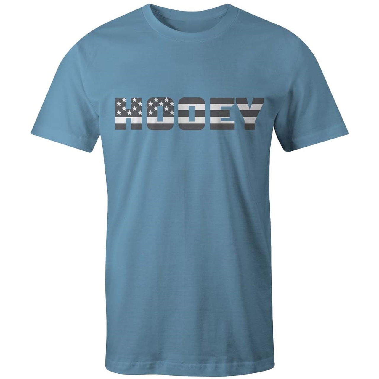 Hooey® Men's Patriot Short Sleeve Denim T-Shirt HT1544DE