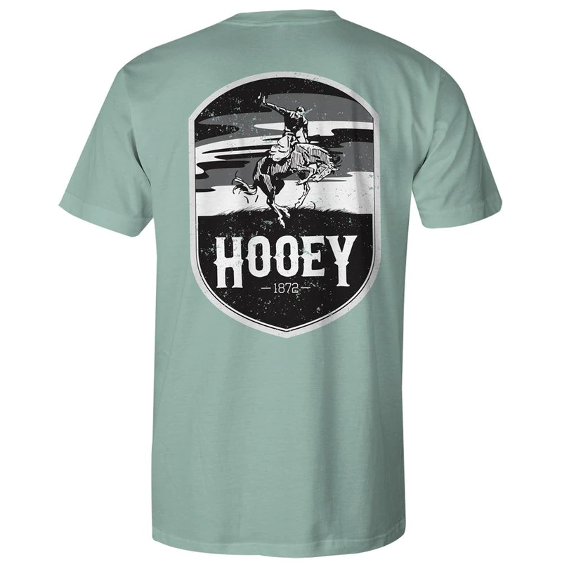 Hooey® Men's Cheyenne Turquoise Short Sleeve T-Shirt HT1548TQ