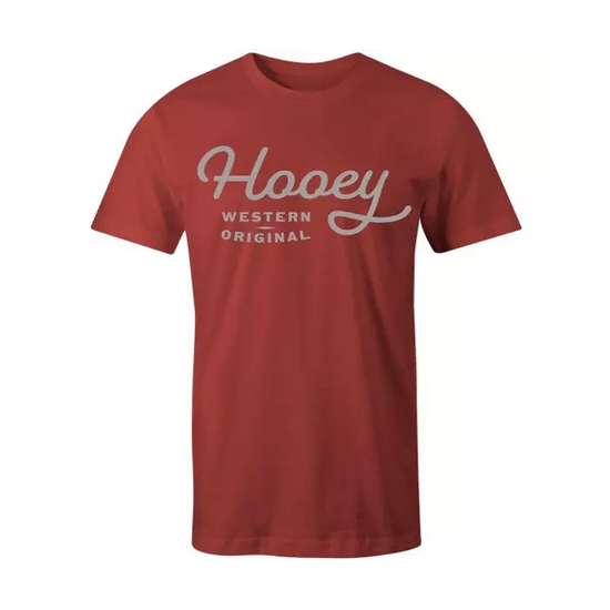 Hooey Men's OG Graphic Crimson Red T-Shirt HT1566CM