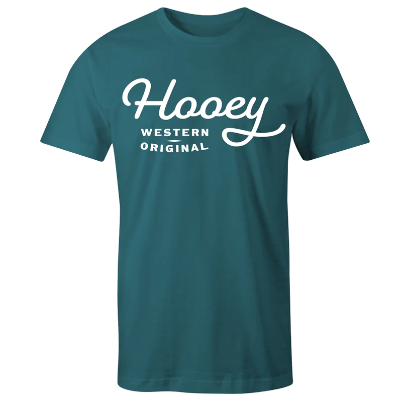 Hooey Youth Boy's "OG" Graphic Teal Heather T-Shirt HT1566TL-Y