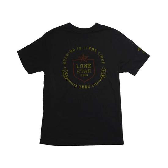 Hooey® Men's Lonestar Short Sleeve Black T-Shirt HT1617BK