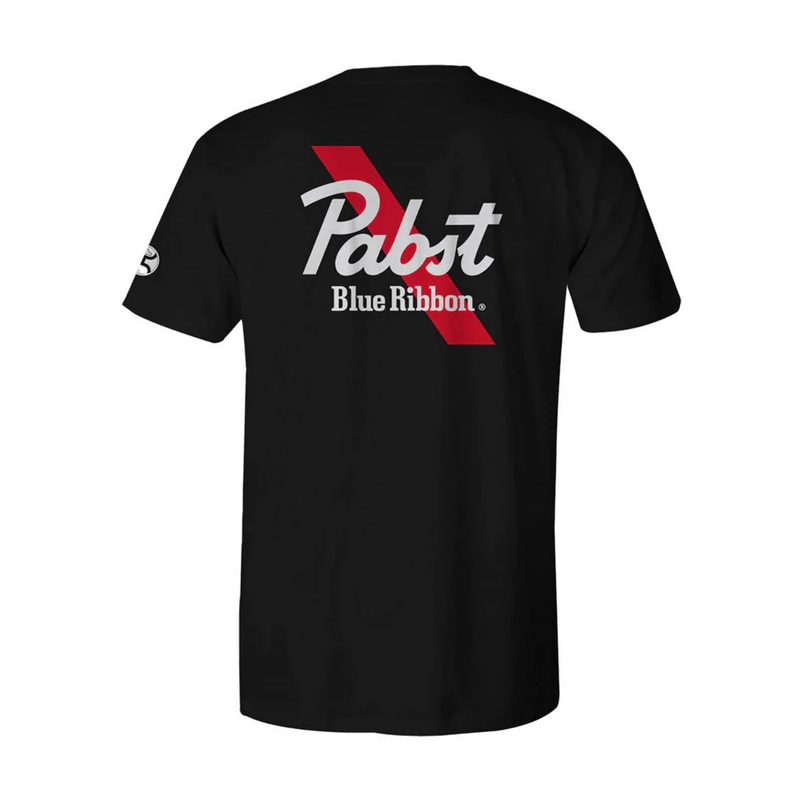 Hooey® Men's Pabst Blue Ribbon Black Short Sleeve T-Shirt HT1638BK