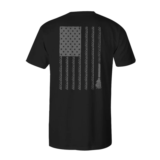 Hooey Men's Liberty Roper Graphic Black T-Shirt HT1680BK