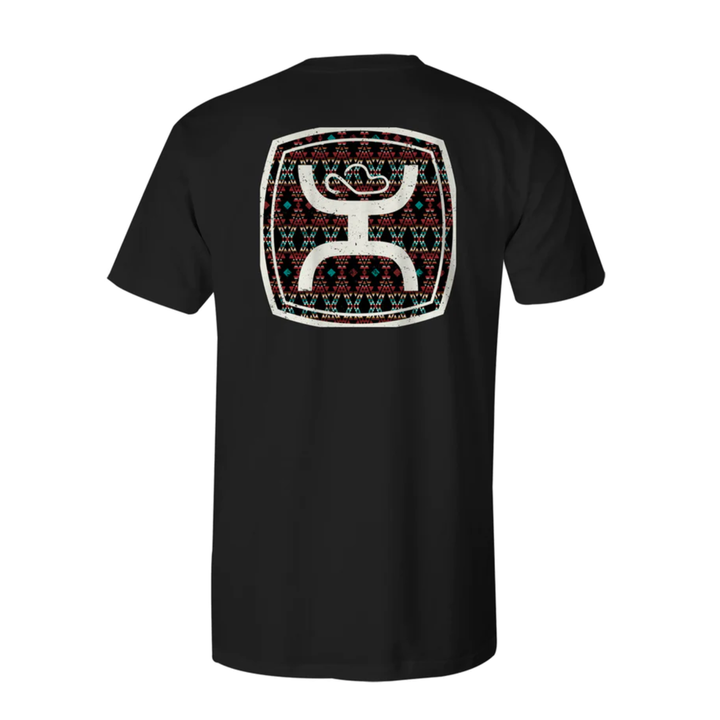 Zenith Aztec Hooey Men's Zenith Aztec Graphic Black T-Shirt HT1682BK