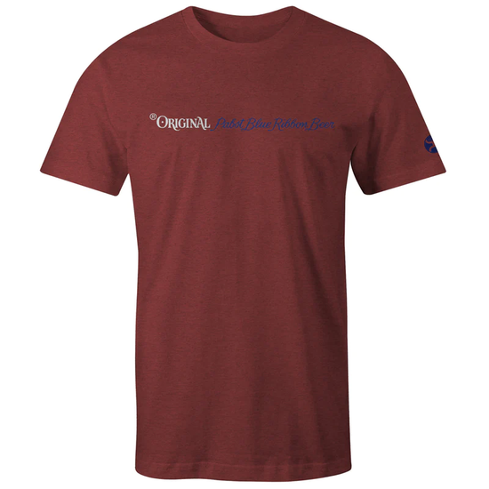 Hooey Men's Pabst Blue Ribbon Graphic Red Shirt HT1705RD