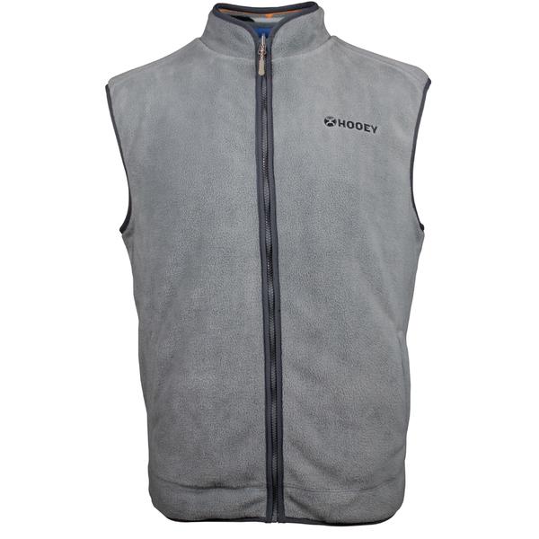 Hooey Men's Reversible Southwest & Charcoal Fleece Vest HV072CHAZ