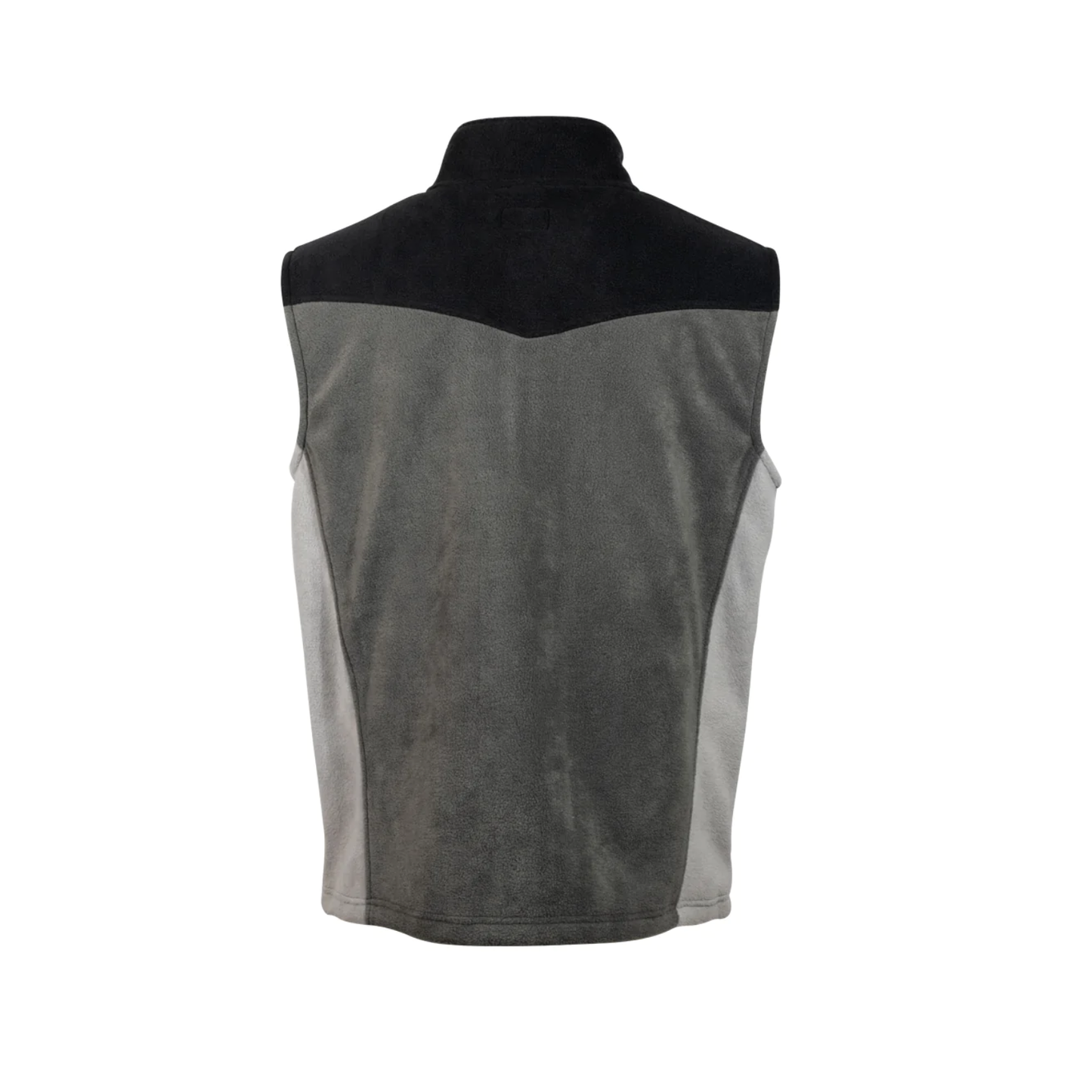 Hooey® Men's Charcoal Grey Fleece Full Zip Vest HV092CH
