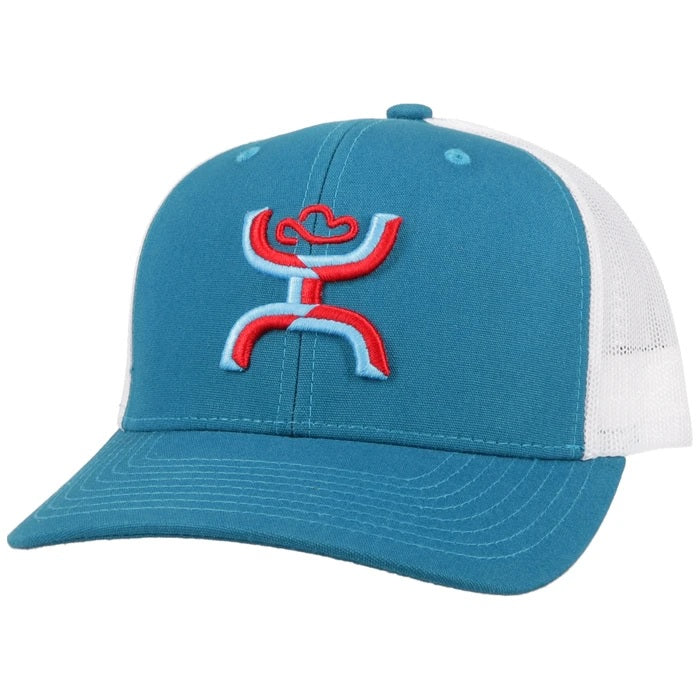 Hooey Men's "Sterling" Turquoise and White Hat 2106T-TQWH