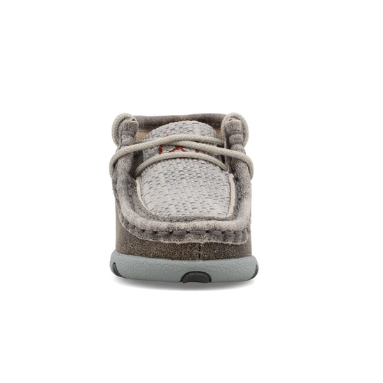 Twisted X Infant Grey Chukka Driving Moc Shoes ICA0012
