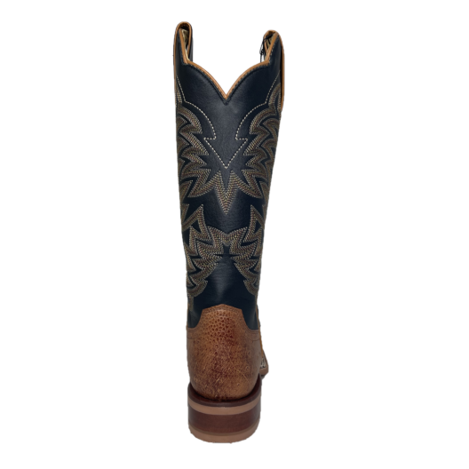 Justin Ladies Ralston Black Cowhide & Ostrich Western Boots JE701