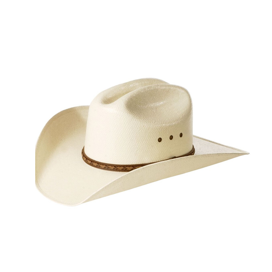 Justin® Handwoven Ivory Straw Cowboy Hat JS1156MRGN40