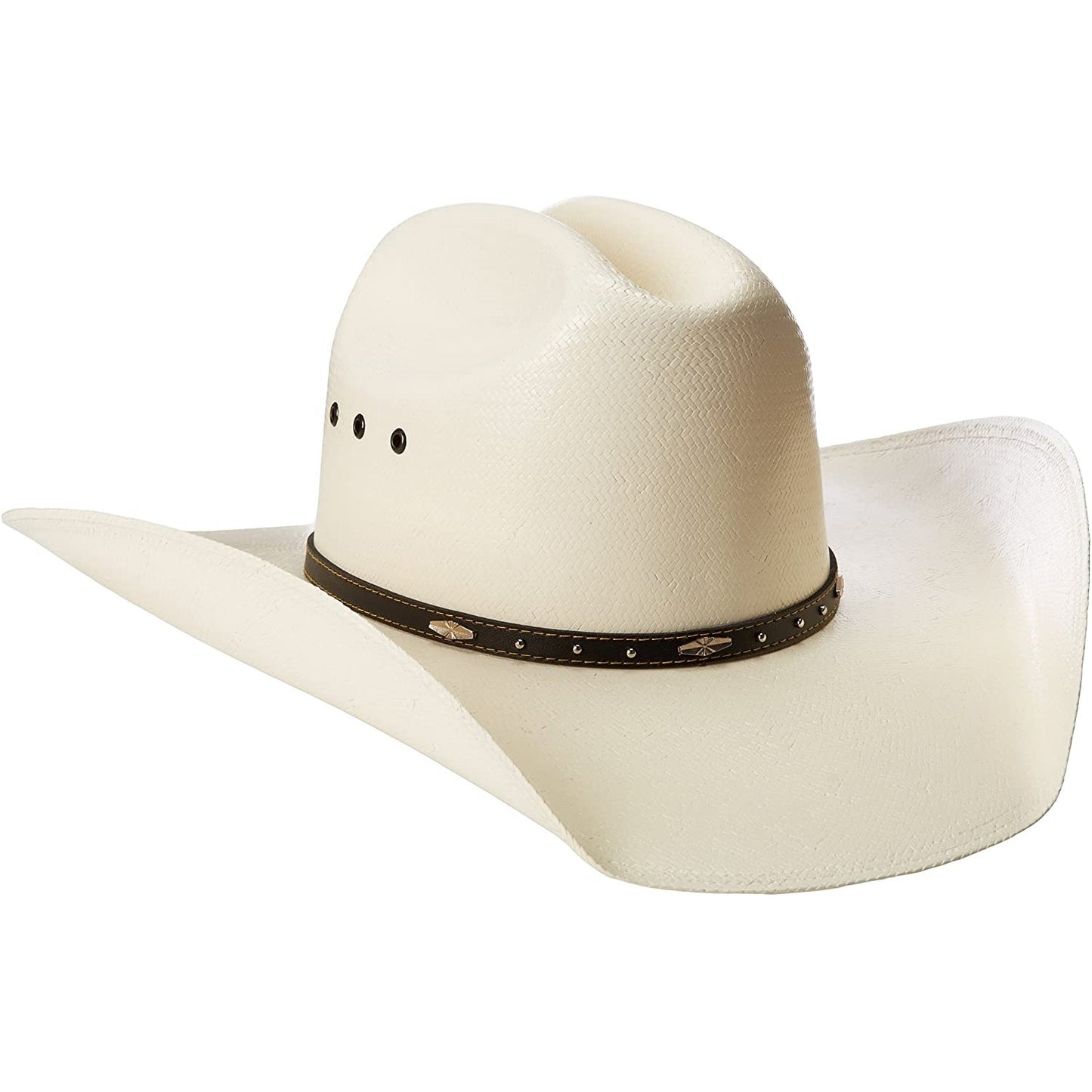Justin Black Hills Natural 20X Straw Cowboy Hat JS1356BKHL