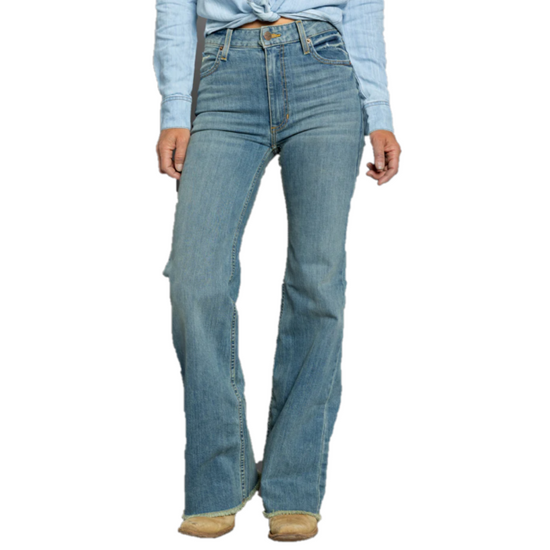 Kimes Ranch Ladies Olivia Light Wash Wide Leg Denim Jeans N19118