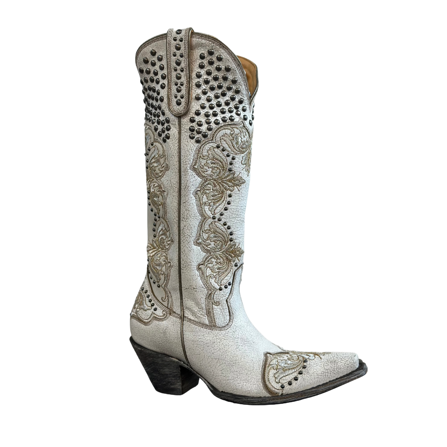 Old Gringo Ladies Tessa Tall White Western Boots L3830-4