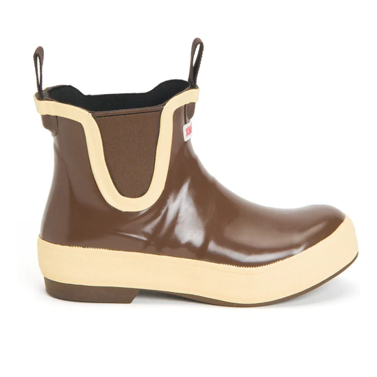 XTRATUF® Ladies Legacy Ankle Deck Brown Rubber Boots LDBW900