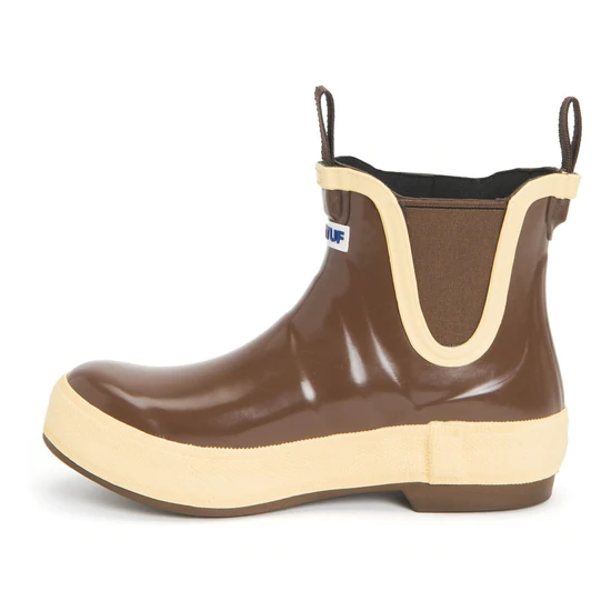 XTRATUF® Ladies Legacy Ankle Deck Brown Rubber Boots LDBW900