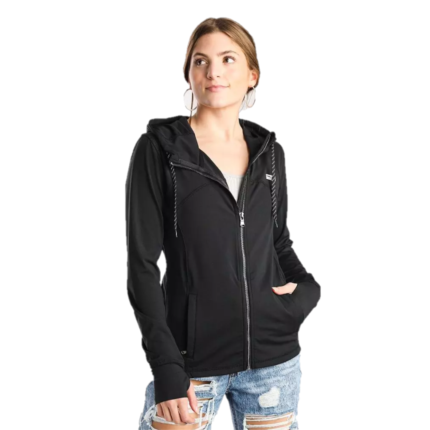 Kimes Ranch® Ladies Lovell Black Hooded Jacket 122602 Wild West Boot