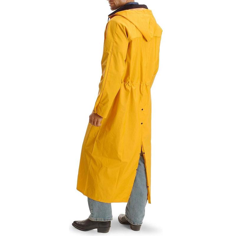 Double S® Unisex Yellow Weatherproof Rain Saddle Slicker 1213018