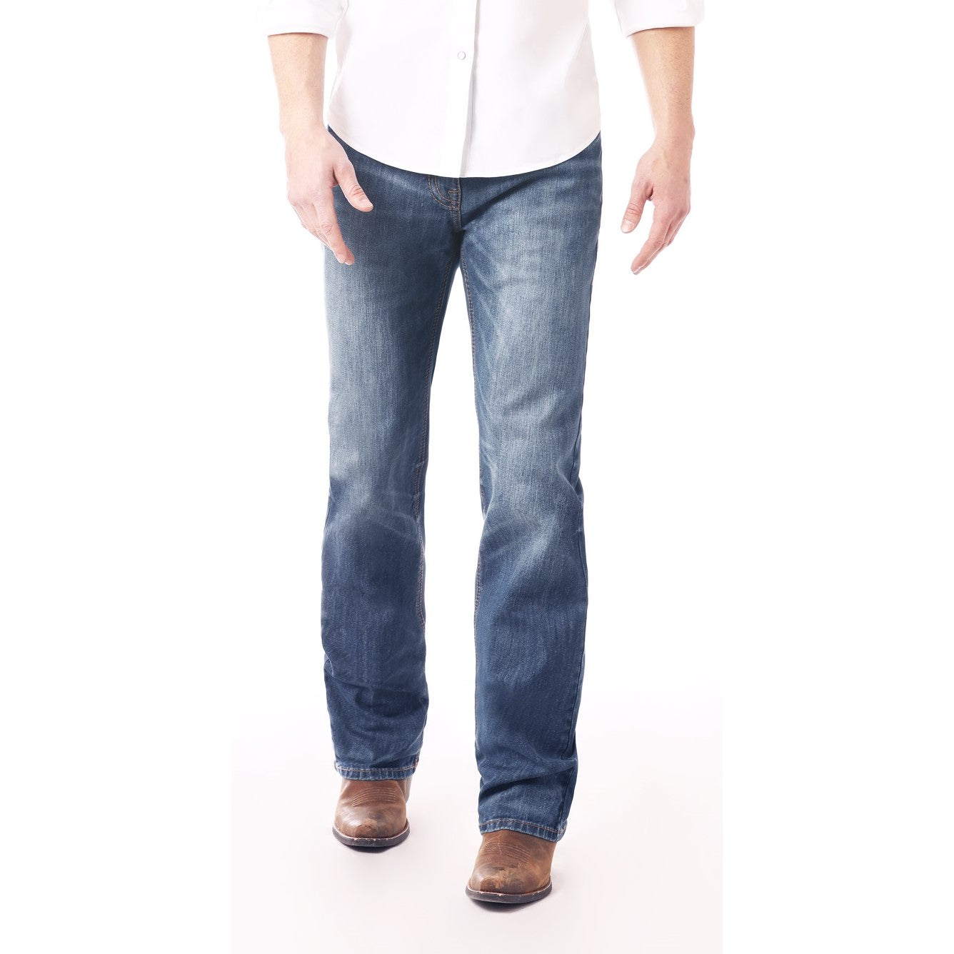 Rock & Roll Denim Men's Double Barrel Straight Jeans M0S2351