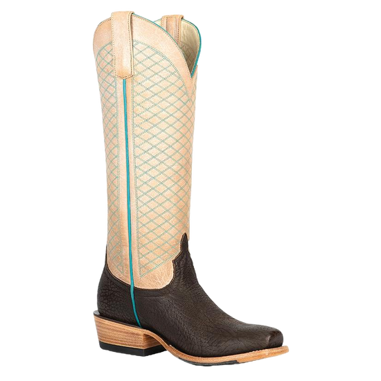 Macie Bean Ladies Rodeo Shrunken Shoulder Grey Snip Toe Boots M9505V