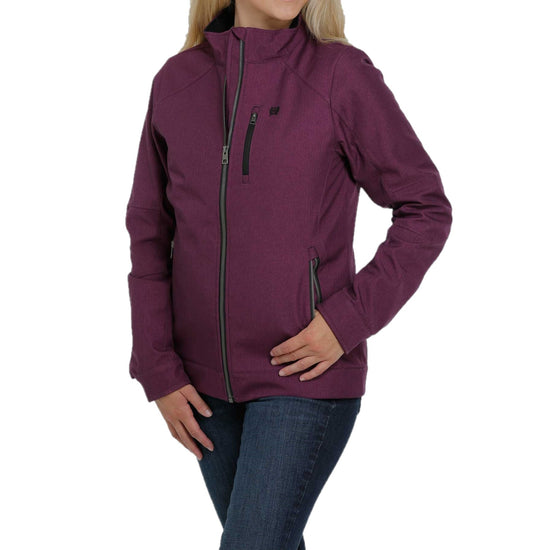 Cinch Ladies Carry Concealed Textured Bonded Purple Jacket MAJ9839001