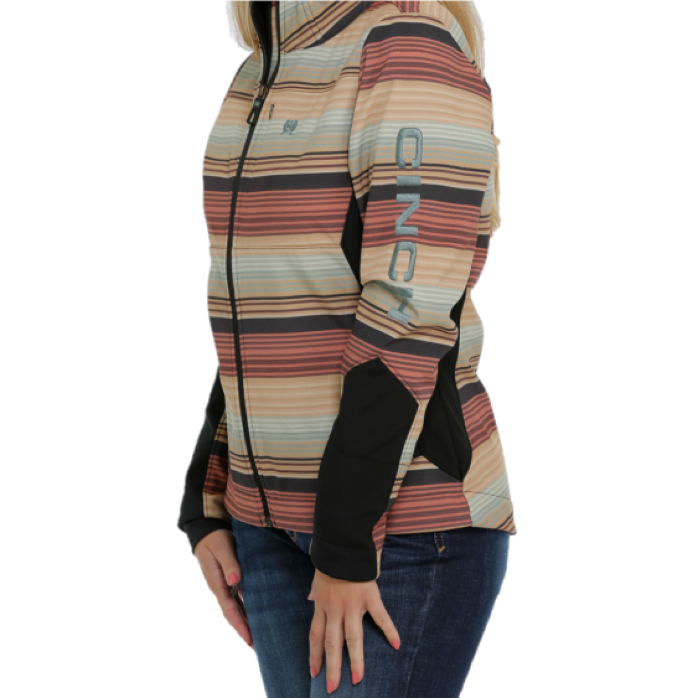 Cinch® Ladies Multicolored Striped Full Zip Jacket MAJ9841001