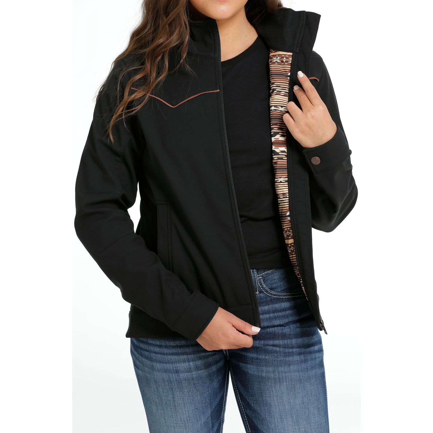 Cinch Ladies Black Western Bonded Jacket MAJ9849001