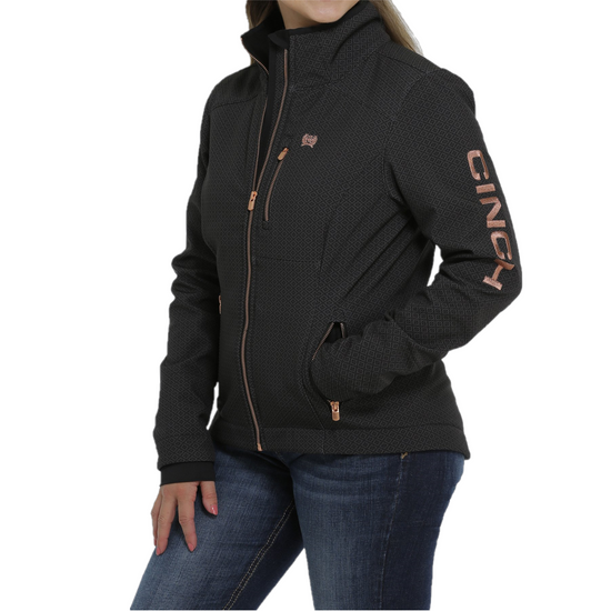 Cinch® Ladies Black Bonded Full Zip Jacket MAJ9856001