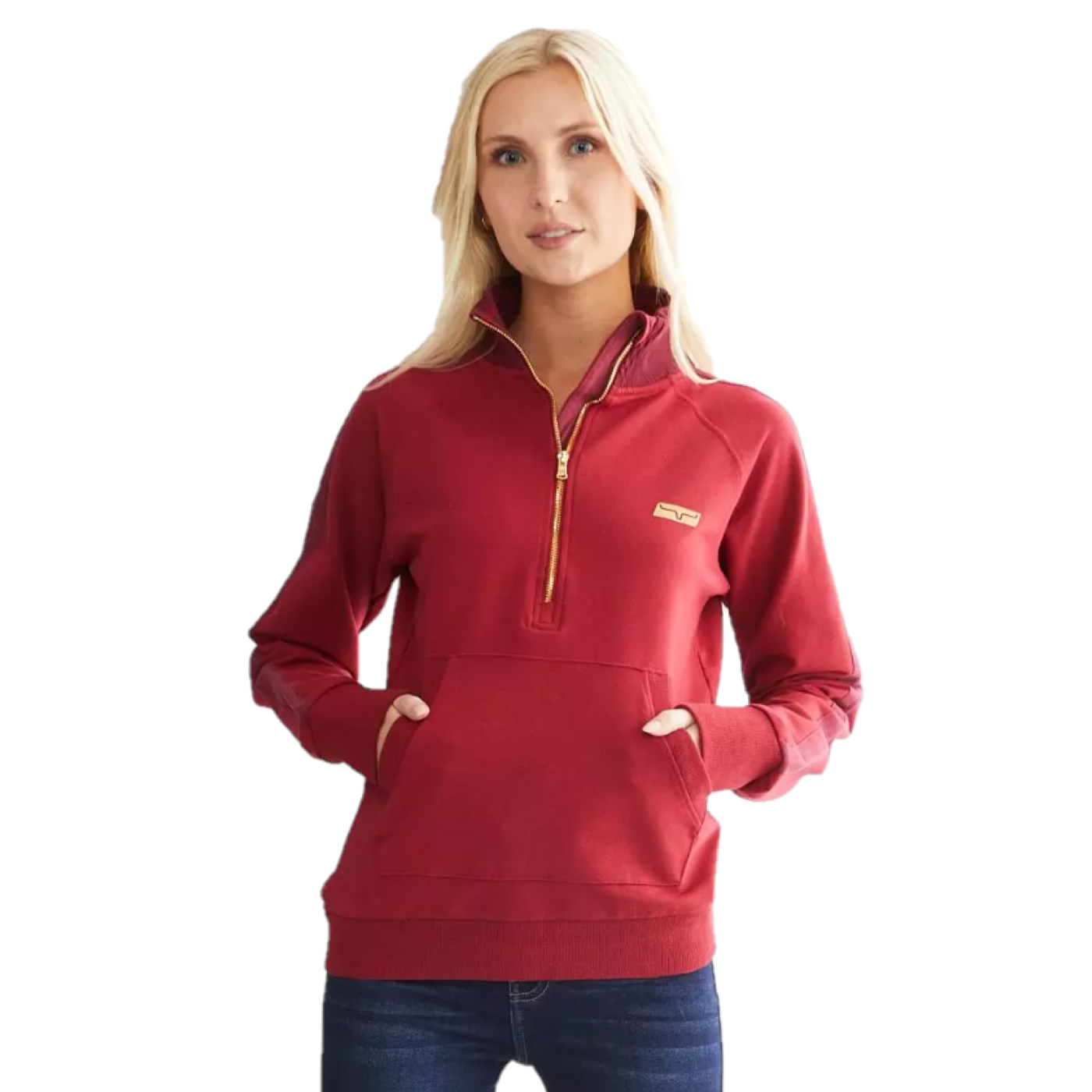 Kimes Ranch® Ladies Maricopa Muted Red Port Zip Jacket MAR-RED
