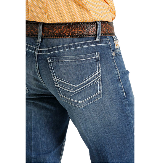 Cinch® Men's IAN Slim Medium Stone Indigo Bootcut Jeans MB55836001