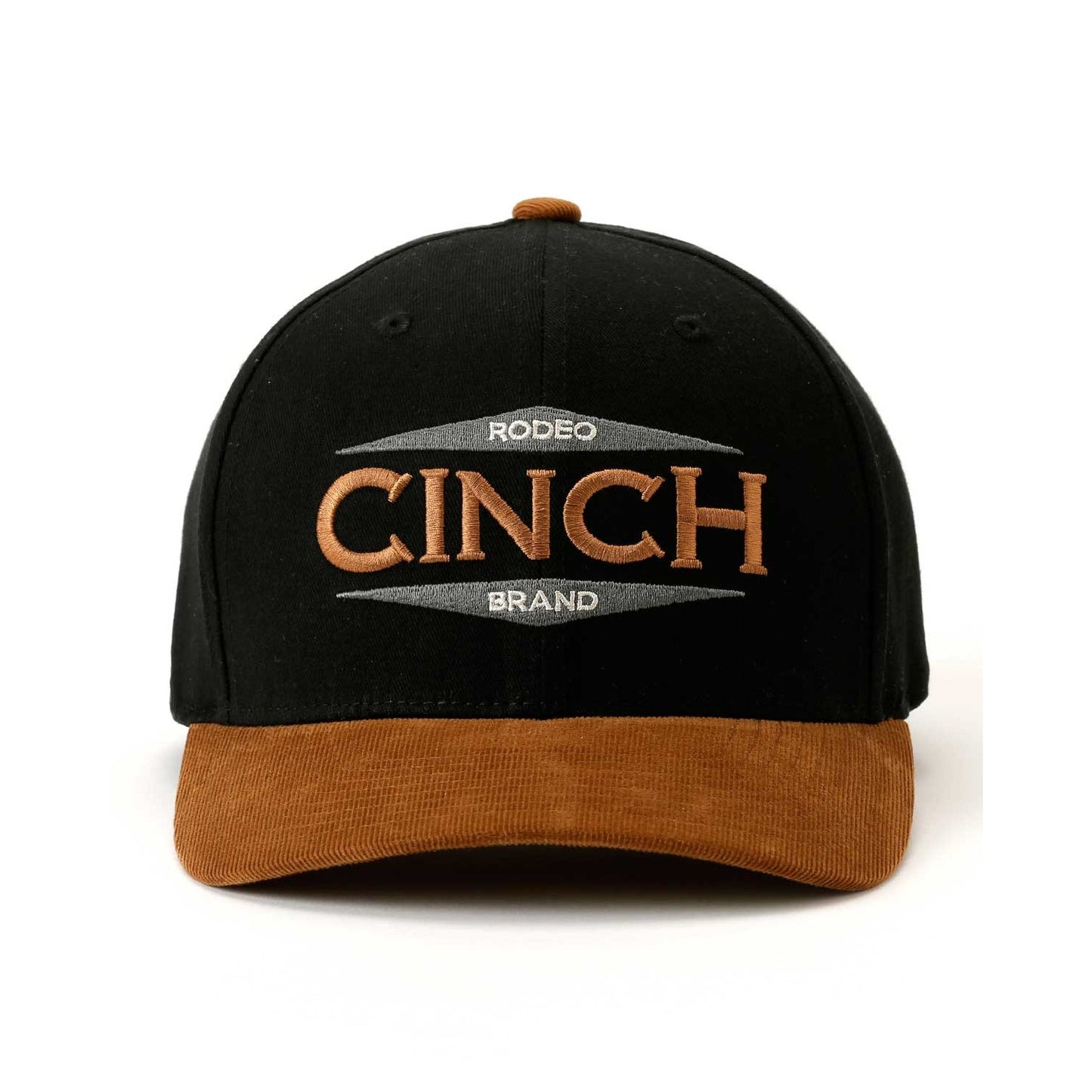 Cinch Men's 6 Panel Fitted Black Trucker Hat MCC0627774