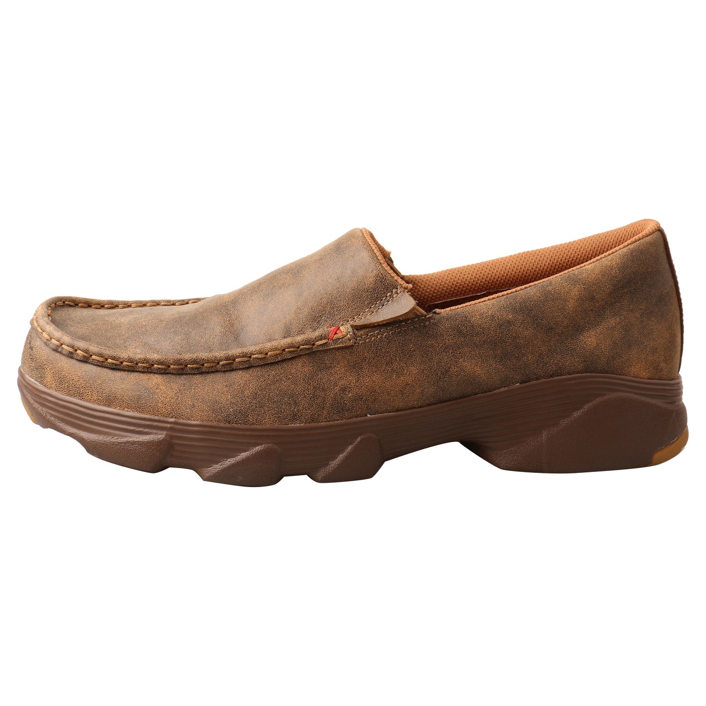 Twisted X Men's Bomber Brown Slip-On Crossover Moc Shoes MIE0001