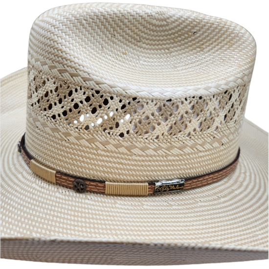 Larry Mahan 10X Wyatt Natural Western Straw Hat MS4V42WYAX44