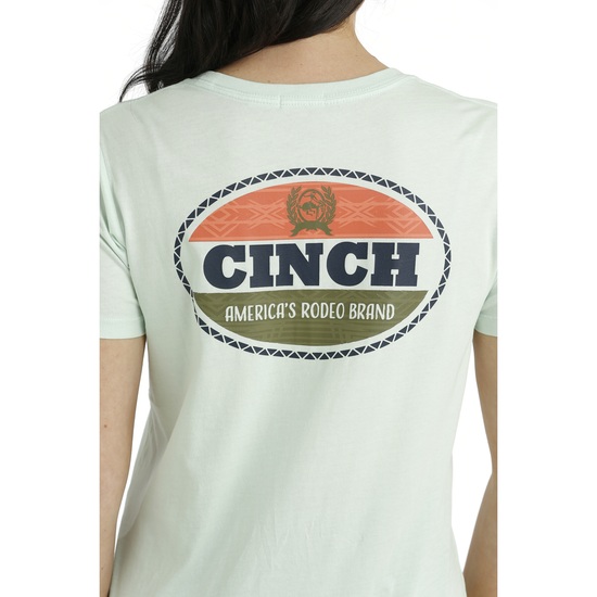 Cinch Ladies Light Blue America's Rodeo Brand T-Shirt MSK7901006