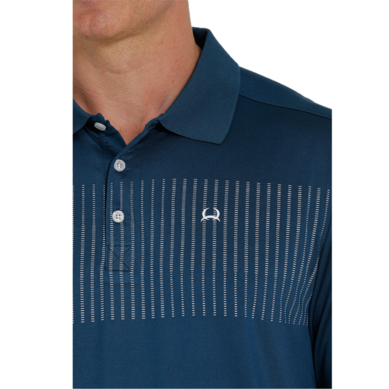 Cinch® Men's Navy Blue Athletic Polo Short Sleeve T-Shirt MTK1834001