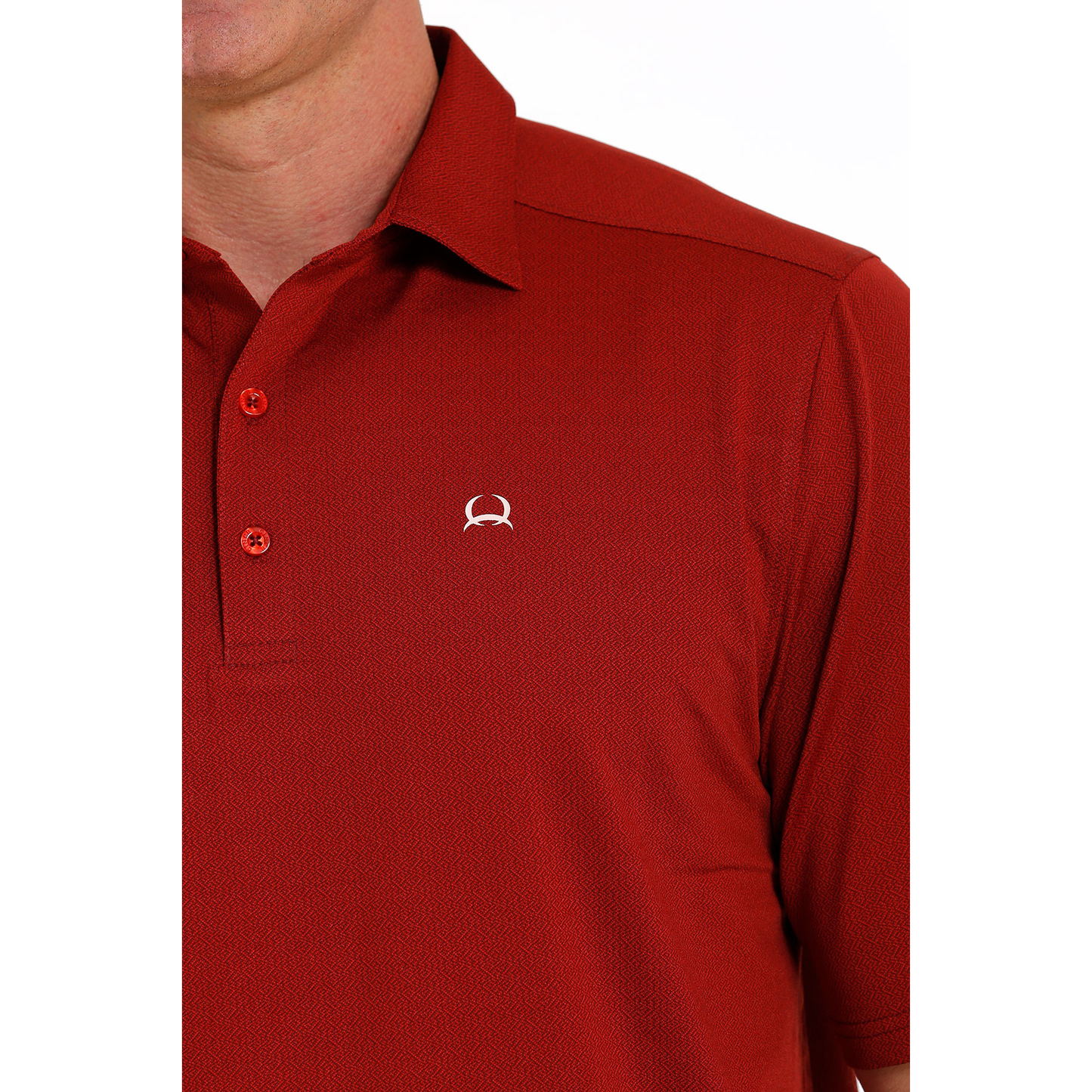 Cinch Men's Areanflex Red Polo Shirt MTK1863032