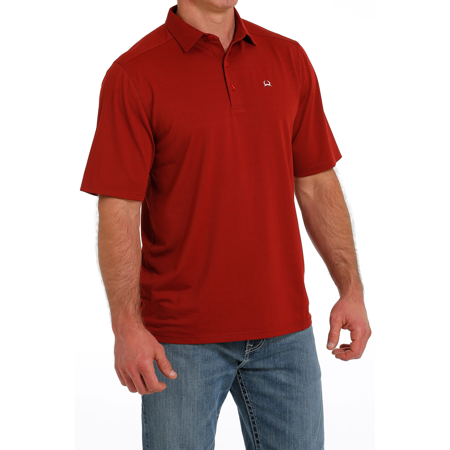 Cinch Men's Areanflex Red Polo Shirt MTK1863032