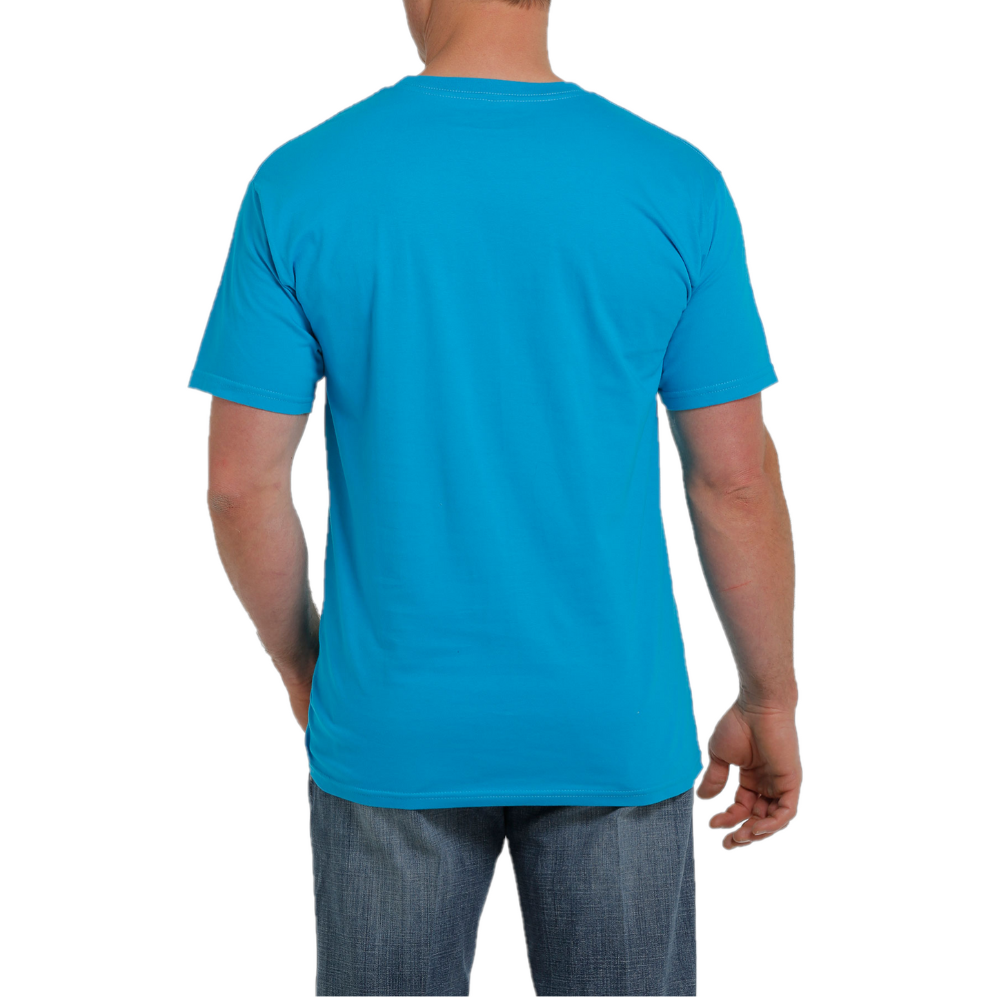 Cinch® Men's Logo Graphic Blue Short Sleeve T-Shirt MTT1690480