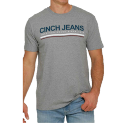 Cinch® Men's Heather Grey Logo Short Sleeve T-Shirt MTT1690484