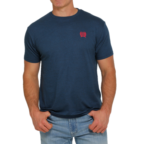 Cinch® Men's Graphic Logo Navy Blue Short Sleeve T-Shirt MTT1690489