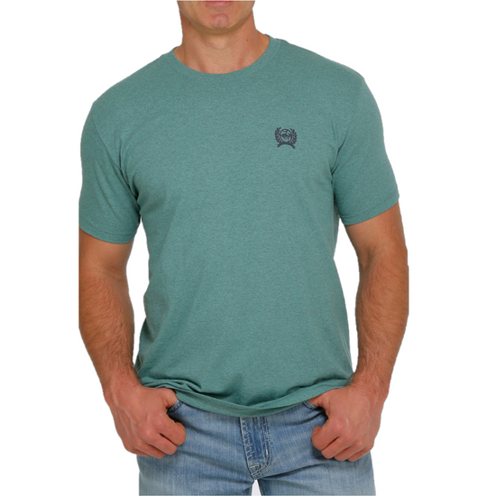 Cinch® Men's Lead This Life Deep Sea Green Graphic T-shirt MTT1690490