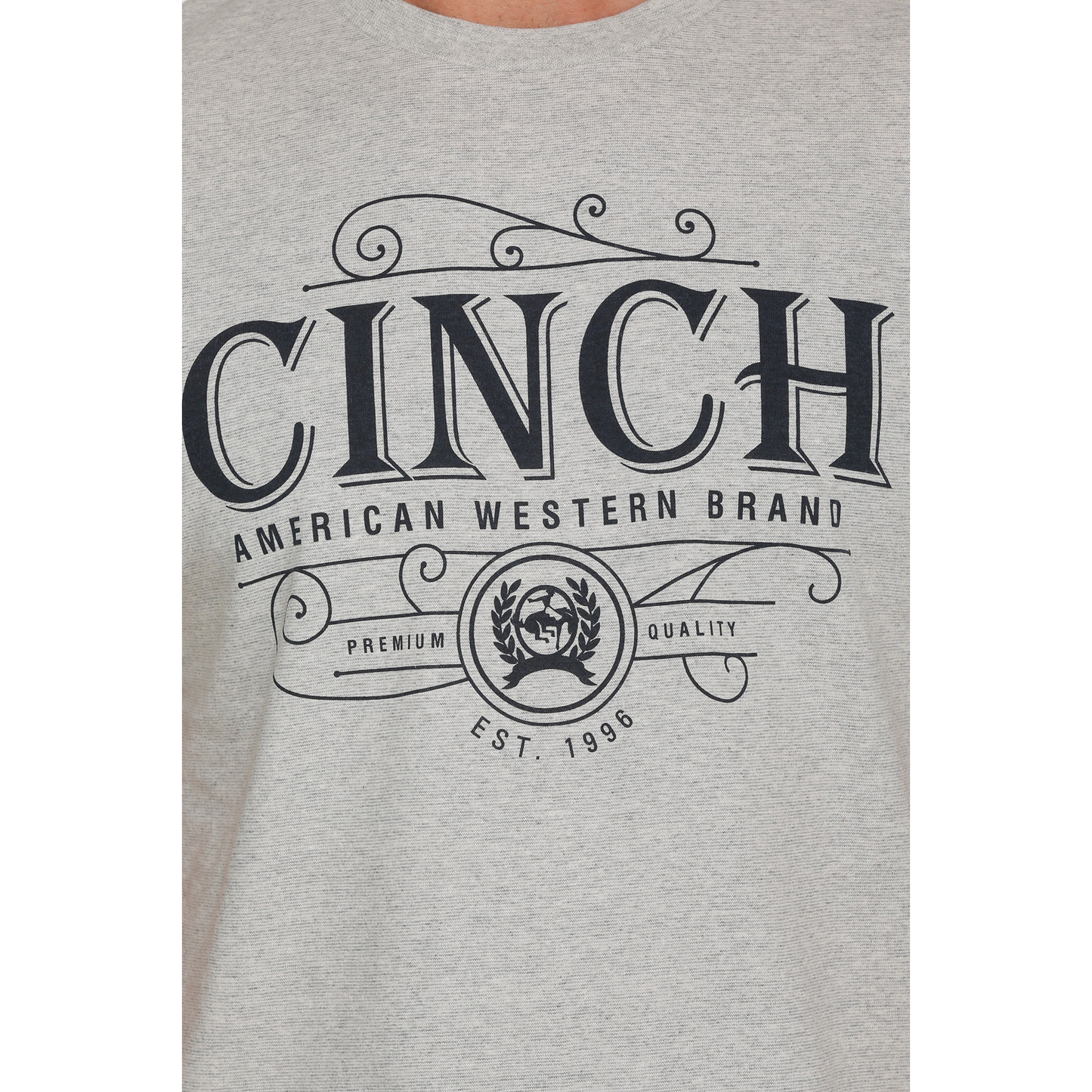 Cinch® Men's American Western Grey Graphic T-shirt MTT1690493