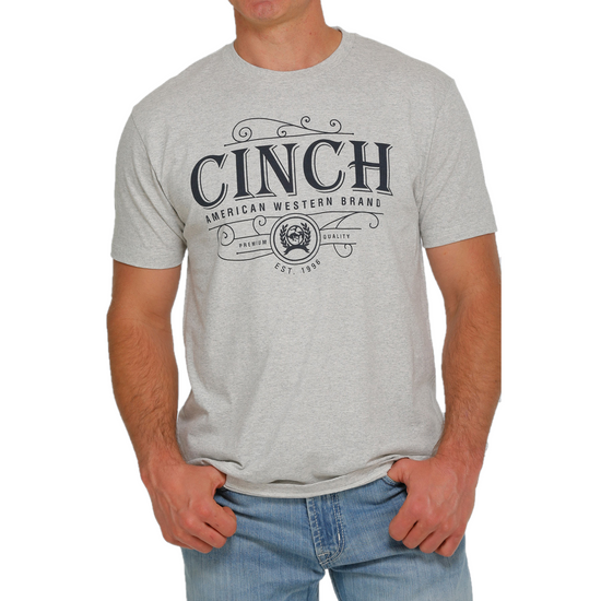 Cinch® Men's American Western Grey Graphic T-shirt MTT1690493