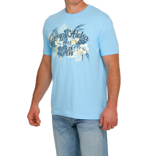 Cinch® Men's Light Blue Premium Heather T-Shirt MTT1690507